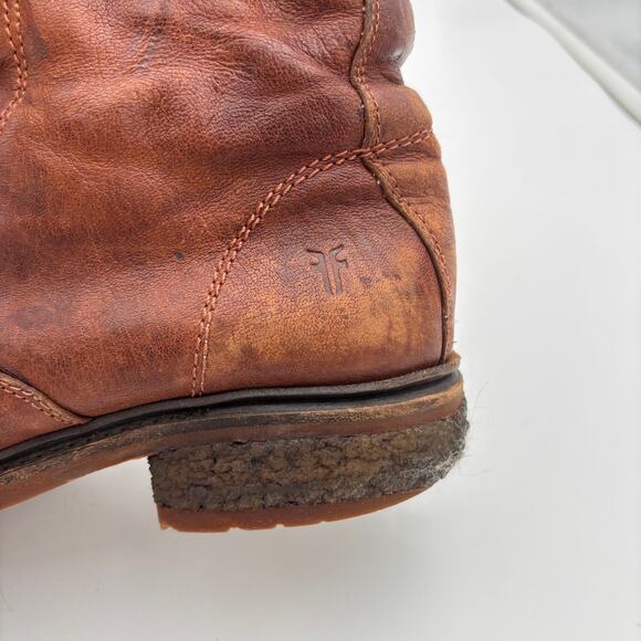 Frye Valerie Shearling Lined Lace Up Combat Boots Women's 8.5B - Picture 10 of 13